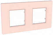 Schneider Electric Unica Quadro Pearl Розовый жемчуг Рамка 2-ая