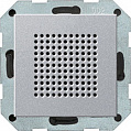 Gira System-55 Алюминий Динамик для радиоприемника скрытого монтажа с функцией RDS