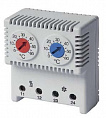 DKC RAMklima Термостат сдвоенный NO-контакт 20-80°C / NС-контакт 10–50°C 61x53x35мм IP20