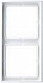 Jung LS 990 Белый Рамка 2-постовая