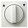Gira S-Color Белый Накладка выключателя жалюзи/таймера поворотного