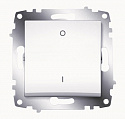 ABB Cosmo Белый Выключатель 2-х полюсный 1-клавишный 10A