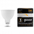 Gauss Лампа светодиодная MR16 GU5,3 175-265В 5Вт 2700К диммируемая