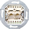 Gira Механизм Розетка телефон/комп.UAE/IAE (ISDN) 2-ая RJ11/RJ12/RJ45 8/8(8/8) наклонная кат.3