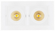 Arlight Светильник встраиваемый квадратный CL-KARDAN-S180x102-2x 4000К 1440Lm Белый