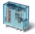 Finder Миниатюрное универсальное электромеханическое реле на печатную плату или в розетку 1СO 10A контакты AgNi катушка 12В DC степень защиты RTII