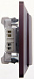 Выключатель Schneider Electric Glossa Баклажановый 1-клавишный (схема 1) 10AX в сборе