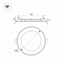 Arlight Панель тонкая круглая DL-192M-18Вт 3000К 1350-1440Lm Белый