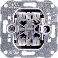 Gira F100 Механизм Выключатель 2-клавишный с 2-х мест
