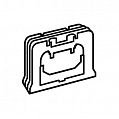 Legrand Valena Слоновая кость Элемент для стыковки коробок накладного монтажа