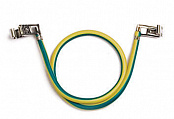 DKC In-Liner Aero Провод заземления с клеммами основание-крышка 0,3м Желто-зеленый