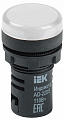 IEK Лампа AD22DS(LED)матрица d22мм белый 110В AC/DC