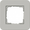 Gira E3 Серый/Белый глянцевый Рамка 1-ая