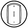 Legrand Celiane Графит Клавиша 1-ая с подсветкой/индикацией для 2-полюсного выключателя