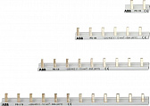 ABB 1-фаз. разрезаемые шинные разводки на 60 мод., расстояние между штырьками 17,6 мм