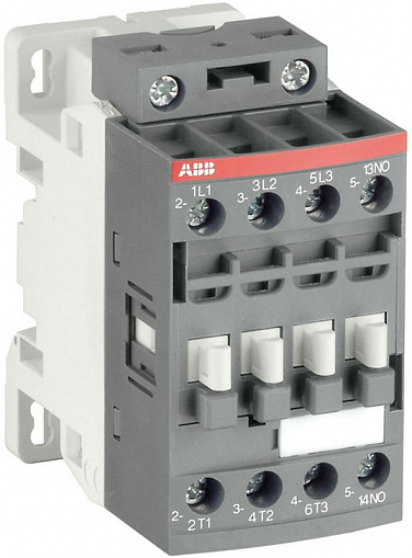 ABB AF16-40-00-13 Контактор 4P 22A (4НО) с катушкой 100-250V AC/DC 