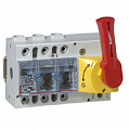 Legrand Vstop Выключатель-разъединитель 160A 3П рукоятка сбоку красная рукоятка желтая панель