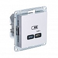 Розетка USB Жемчуг AtlasDesign тип-C 65W высокоскор.заряд. QC PD механизм