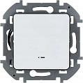 Legrand Inspiria Белый Выключатель 1-клавишный с подсветкой/индикацией для скрытого монтажа, номинальный ток 10 А, напряжение ~250 В