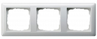 Gira Standard 55 Белый глянец Рамка 3-ая