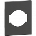 Bticino LivingNow Черный Лицевая панель для розеток 2К+З немецкого/итальянского стандарта 3 мод