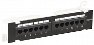 ITK Настенная патч-панель кат.5Е UTP, 12 портов IDC Dual