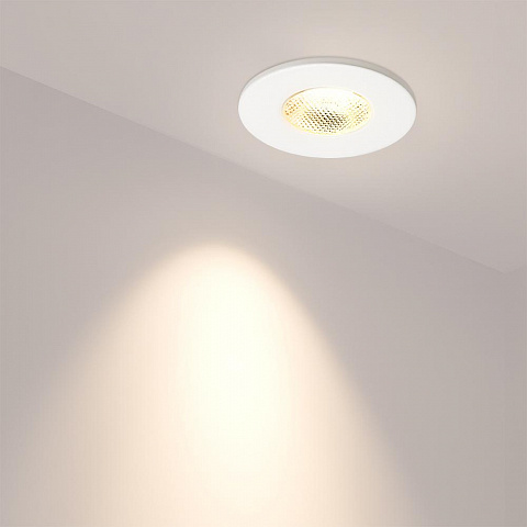 Arlight Светильник светодиодный круглый мебельный LTM-R35WH 1Вт 4000К 80-90Lm Белый