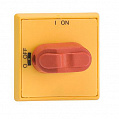 ABB OHYS1AH1 Ручка управления для установки на дверь для OT16...80F / красно-желтый, IP54