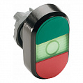 ABB Кнопка двойная MPD4-11G зеленая/красная зеленая линза с текстом START/STOP 