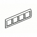 Рамка 4-постовая, для горизонтального/вертикального монтажа Schneider Electric Unica