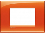 Bticino Living Light Оранжевый Рамка прямоугольная, 3 мод