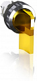 ABB Переключатель M2SS4-21Y (короткая ручка) желтый 2-х позиционный с подсветкой с фиксацией 