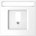 Merten D-Life Белый лотос Накладка розетки TAE/Audio/USB c полем для надписи