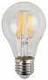 ЭРА F-LED Лампа светодиодная филаментная грушевидная E27 170-265В 7Вт 2700К