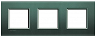 Bticino Living Light Зеленый шелк Рамка прямоугольная, 3 поста