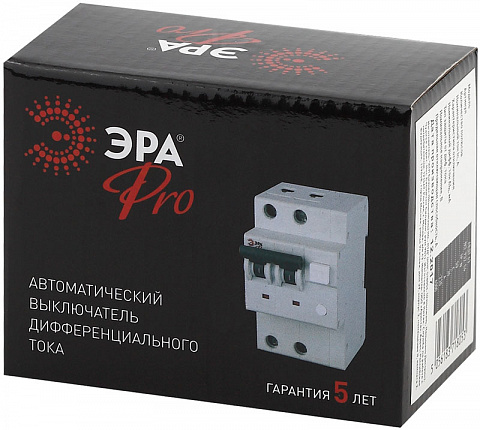 Эра Pro АВДТ 64 Дифавтомат 1P+N 63A (C) 6kA тип A 30mA