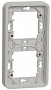 Schneider Electric Mureva Styl Белый Рамка 2-пост вертикальная IP55