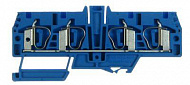 DKC HMM.4/2+2(EX)i, Клеммник проходной синий 4 кв.мм 2ввода/2вывода