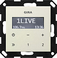 Gira System-55 Кремовый глянец Радиоприемник скрытого монтажа с функцией RDS