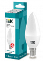 Лампа светодиодная свеча IEK C35 7Вт 230В 4000К E14
