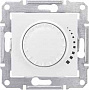 Schneider Electric Sedna Белый Светорегулятор поворотно-нажимной индуктивный 60-500 Вт