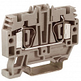 DKC HMM.4GR, Клеммник проходной 4 кв.мм серый