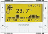 Bticino Living Light Белый Термостат электронный программир, 7прог/7 дней, 3 мод