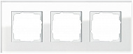 Gira Esprit Белое стекло Рамка 3-ая