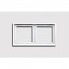 Рамка 2-постовая, для горизонтального/вертикального монтажа, белый Jung LS 990