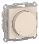 Светорегулятор (диммер) Бежевый AtlasDesign поворотно-нажимной 315Вт механизм  