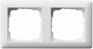 Gira Standard 55 Белый матовый Рамка 2-ая