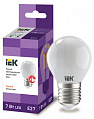 Лампа светодиодная шарообразная IEK  G45  7Вт 230В 3000К E27