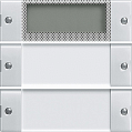 Gira System-55 E22 Прозрачный/Белый глянец Комплект клавиш Plus с полем для надписи