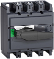 Schneder Electrc nterpact NS320 Выключатель-разъединитель, монтаж на плате 3P / с чёрной рукояткой
